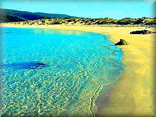 The beach of Algaiarens in the area of La Vall is a beach that has hardly had any visitors because the access road was private; today the capacity is still limited.